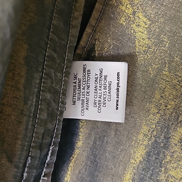 Soia & Kyo denim gold jacket - Picture 5 of 7